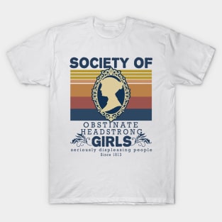 Society Of Obstinate Headstrong Girls Vintage T-Shirt